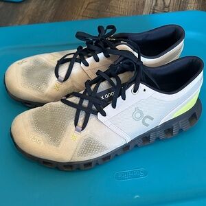 On Running lavender and plum Sneakers with Neon Accents